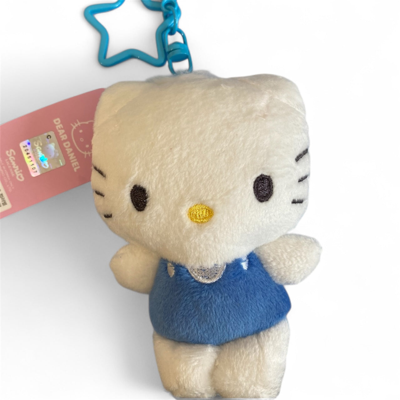 SANRIO COLOR STAR BACKPACK KEYCHAIN DEAR DANIEL 8 CM