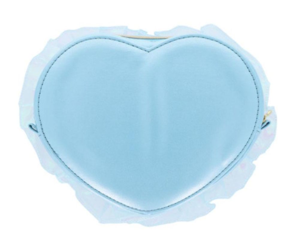 SANRIO ORIGINAL CHARMMY KITTY Y2K BALLET CORE HEART-SHAPED CLEAR POUCH