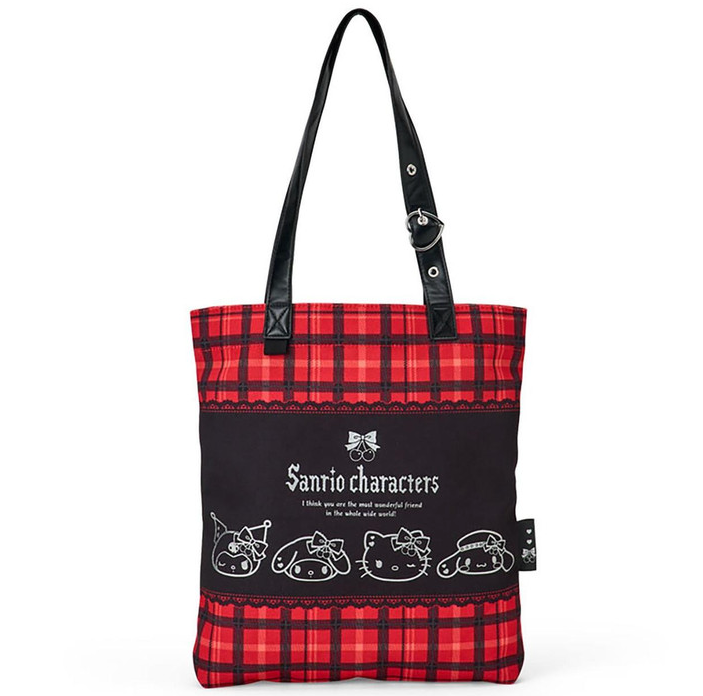 SANRIO ORIGINAL CHARACTERS TOTE BAG SWEET ROCK N CHECK