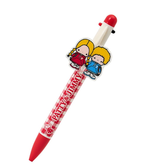 SANRIO ORIGINAL PATTY & JIMMY 3 COLOR MULTI BALLPOINT PEN (COUPLE LOOKBOOK)