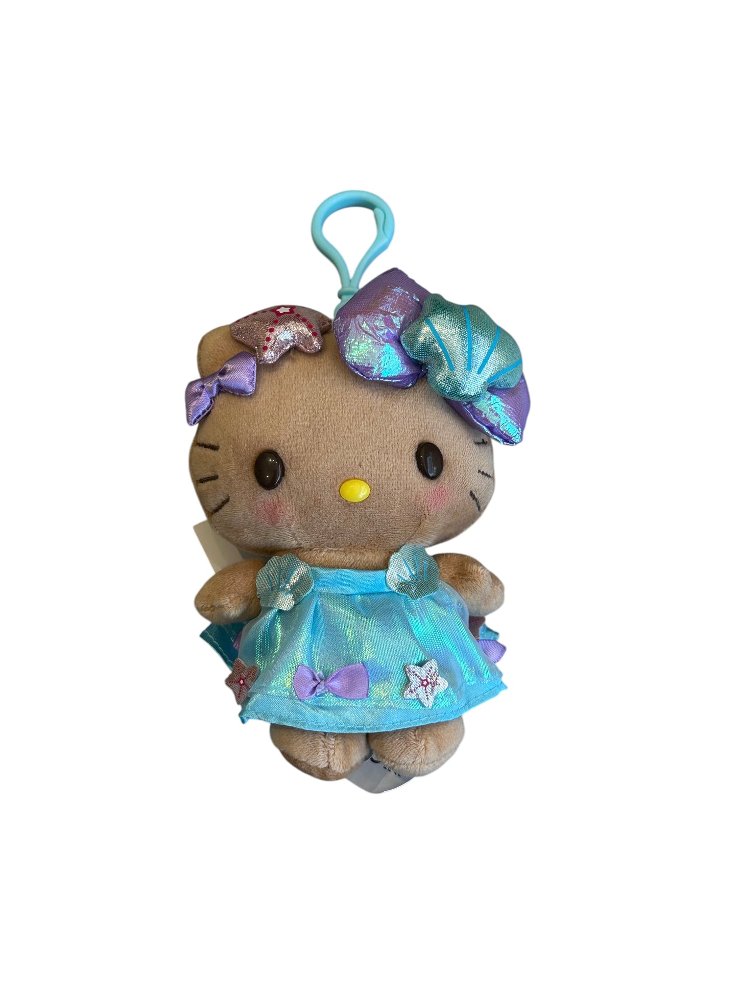 SANRIO HELLO KITTY MASCOT CLIP ON SUMMER DRESS TAN