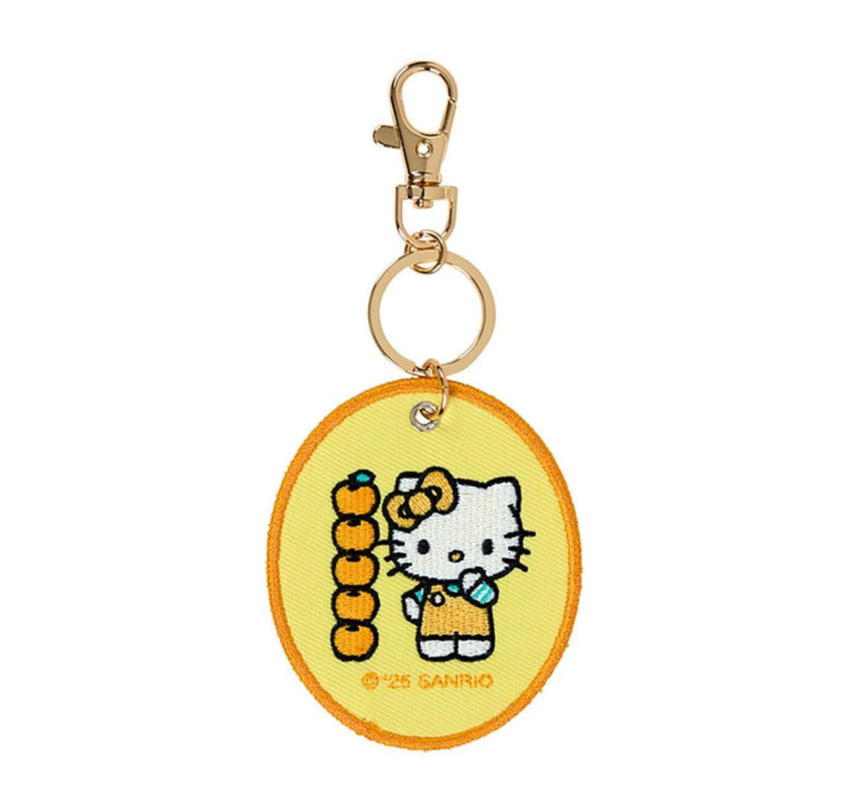 SANRIO MIMMY EMBROIDERED PATCH KEYCHAIN
