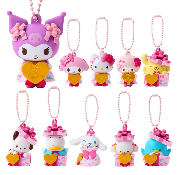 SANRIO ORIGINAL CHARACTERS WRAPPING PAPER FIGURE KEYCHAIN BLIND BOX