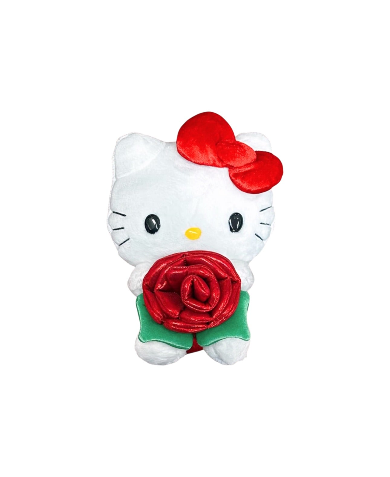 SANRIO HELLO KITTY 8 IN PLUSH GLITTER ROSE