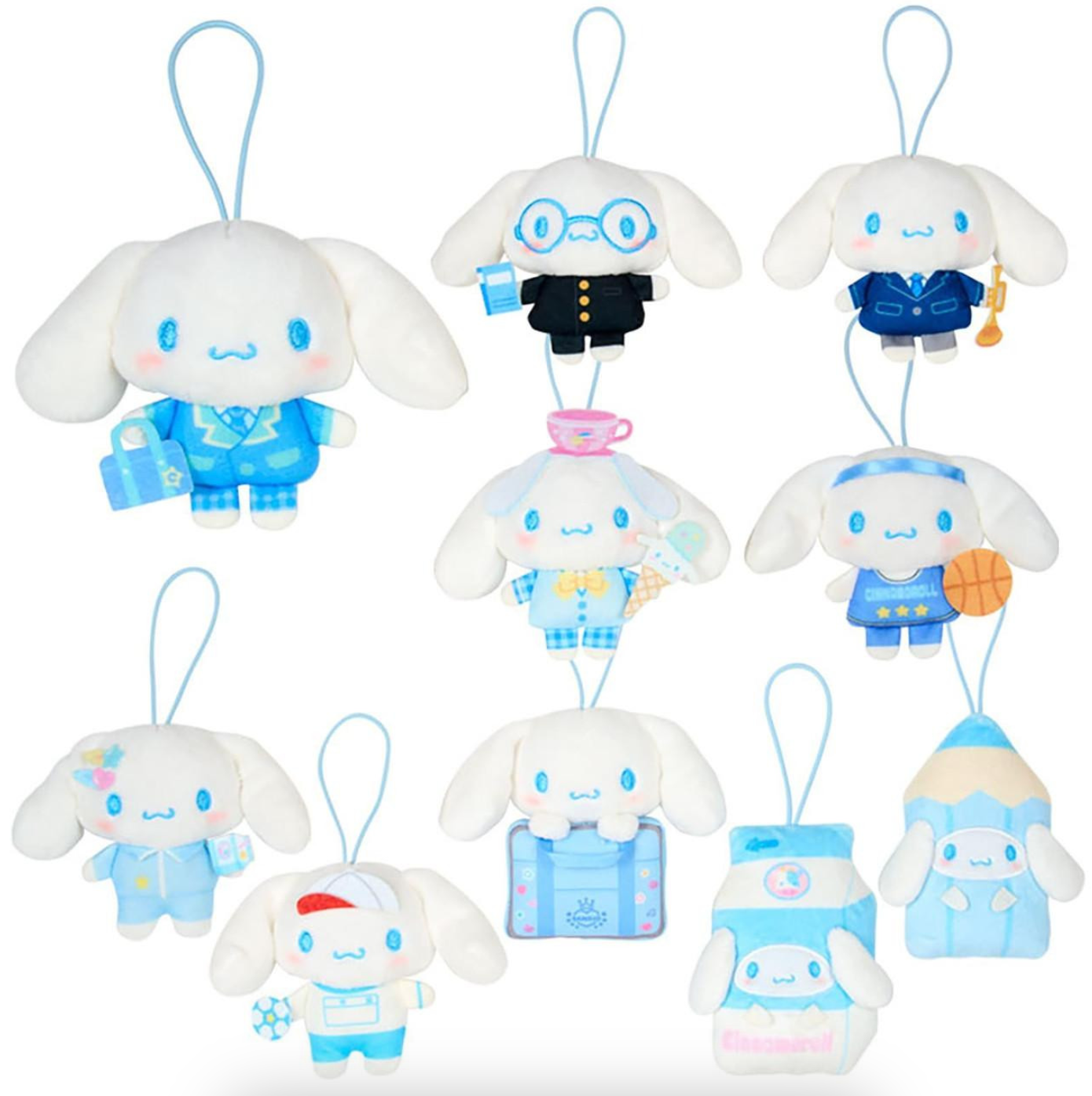 SANRIO ORIGINAL CINNAMOROLL PLUSH MASCOT BLIND BOX SCHOOL COLLECTION