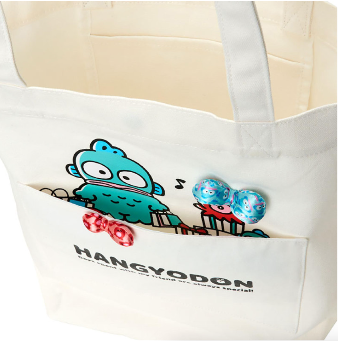 SANRIO ORIGINAL HANGYODON 40TH ANNIVERSARY TOTEBAG