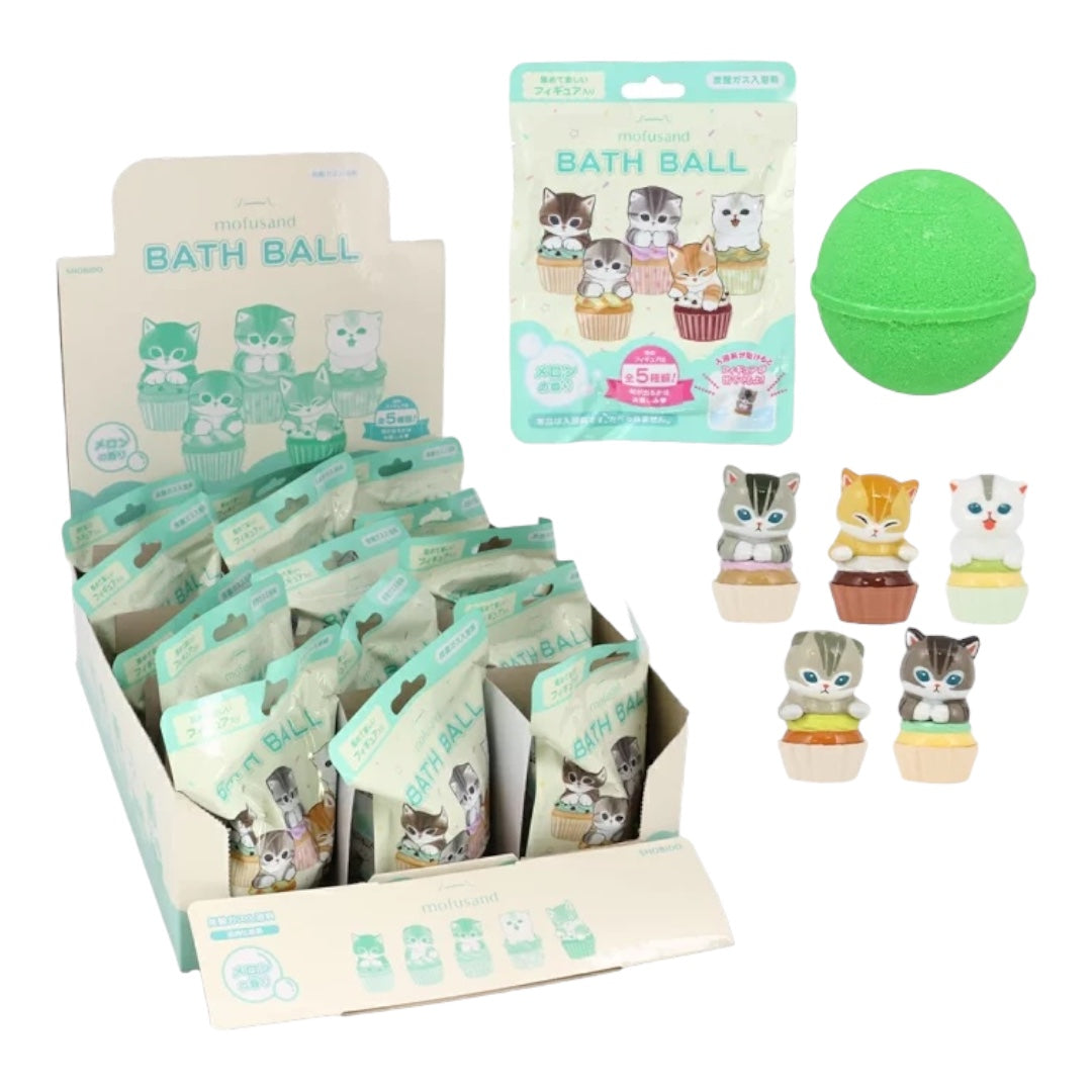 JAPAN MOFUSAND BATH BALL WITH RANDOM MASCOT