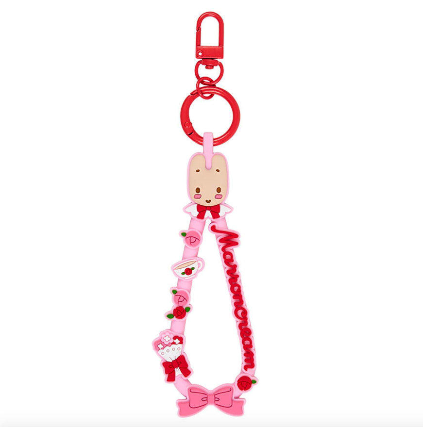 SANRIO ORIGINAL MARRON CREAM RUBBER CORE KEYCHAIN