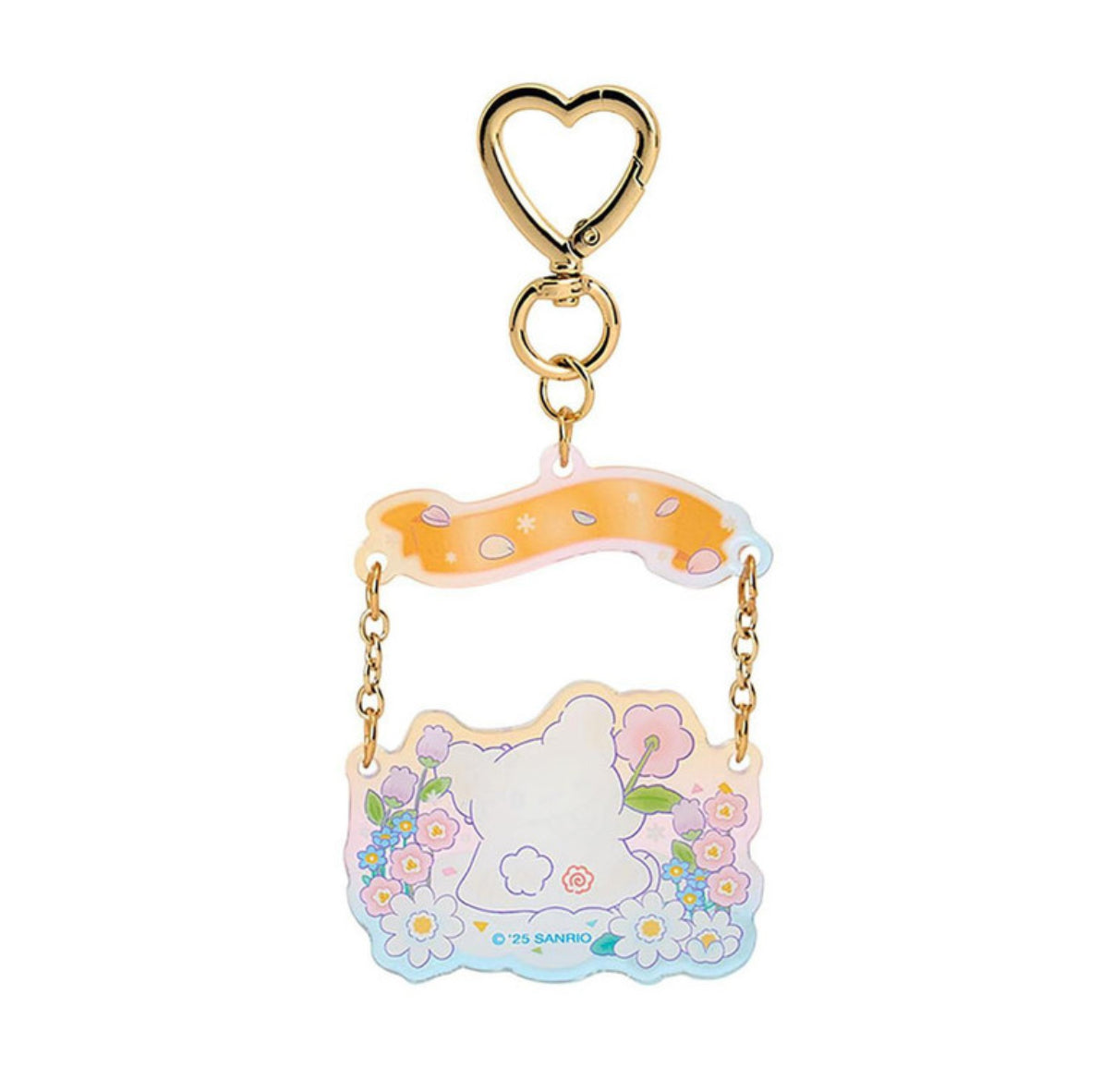 SANRIO HANAMARUOBAKE ACRYLIC KEYCHAIN (EVERYONE IS A STAR)