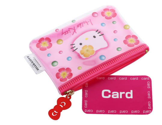 SANRIO ORIGINAL HELLO KITTY 50TH ANNIVERSARY FLAT POUCH MIK 1996