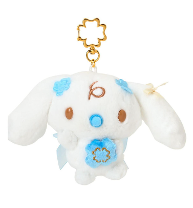 SANRIO ORIGINAL CINNAMOROLL MILK LIGHT BLUE CLOVER MASCOT HOLDER