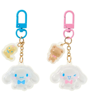 SANRIO ORIGINAL CINNAMOROLL KEYCHAIN SET SMILEY DUOS