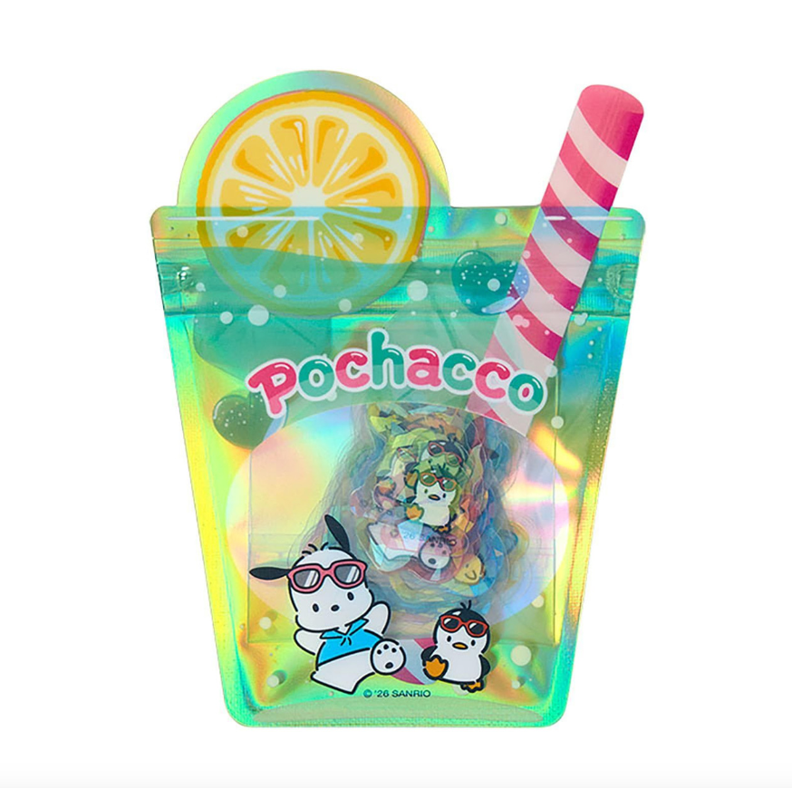 SANRIO ORIGINAL POCHACCO STICKER SET SUMMER