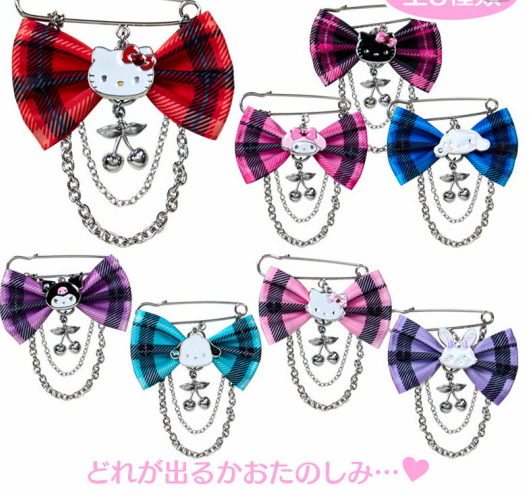 SANRIO ORIGINAL CHARACTERS BROOCH BLIND BOX SWEET ROCK 'N'CHECK GINGHAM
