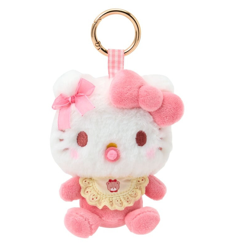 SANRIO ORIGINAL HELLO KITTY MASCOT HOLDER BAG CHARM (BABY RIBBON FLUFFY)