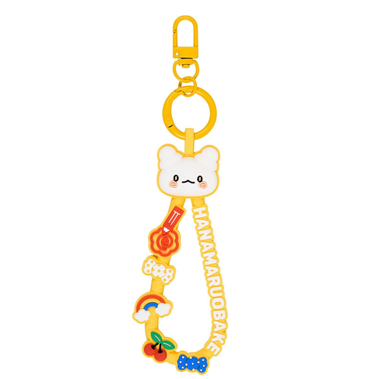 SANRIO ORIGINAL HANAMARUOBAKE RUBBER CORE KEYCHAIN