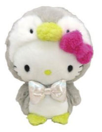 SANRIO HELLO KITTY 7 INCHES GRAY PENGUIN PLUSH SUMMER