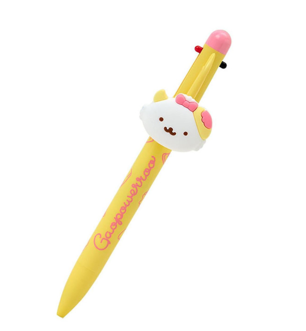 SANRIO ORIGINAL GAOPOWERROO THREE COLOR BALLPOINT PEN OMELETTE RICE