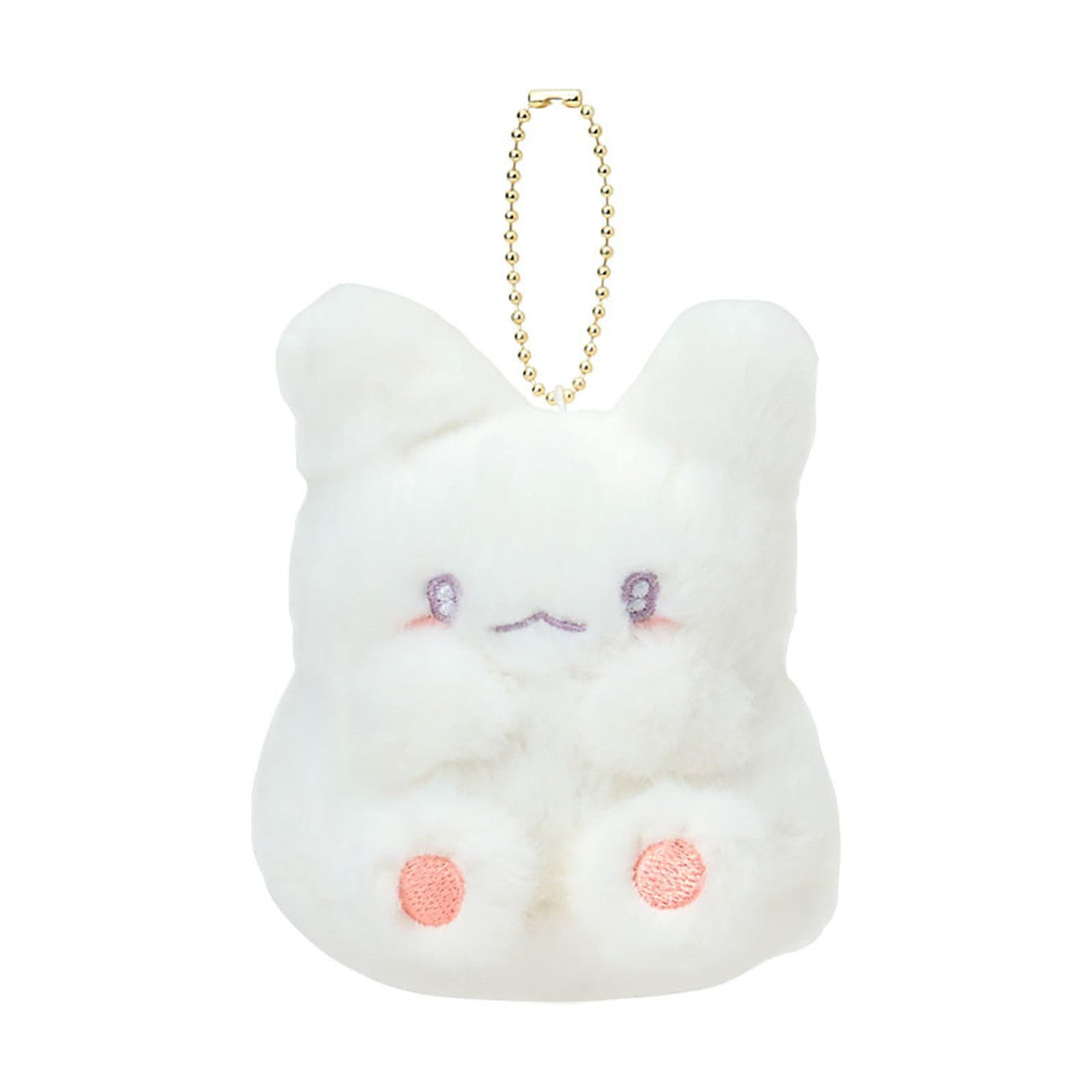 SANRIO ORIGINAL HANAMARUOBAKE MASCOT HOLDER SLEEPING ON WHITE FLUFFY CLOUD