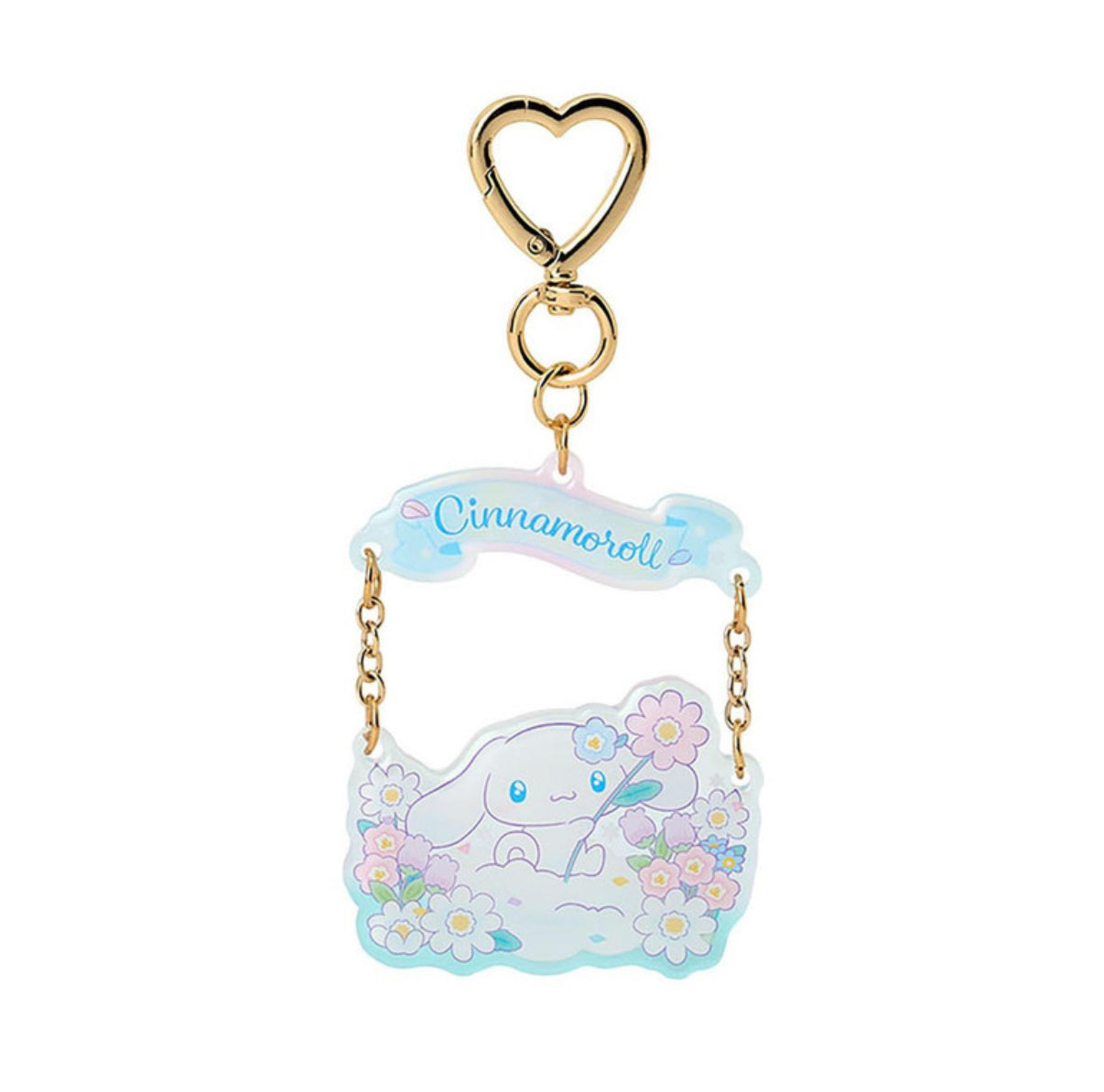 SANRIO CINNAMOROLL ACRYLIC KEYCHAIN (EVERYONE IS A STAR)