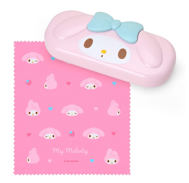 SANRIO ORIGINAL MY MELODY FACE-SHAPED GLASSES CASE