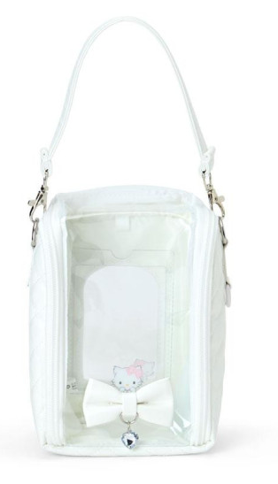 SANRIO ORIGINAL CHARMMY KITTY ENJOY IDOL RIBBON CLEAR WINDOW POUCH
