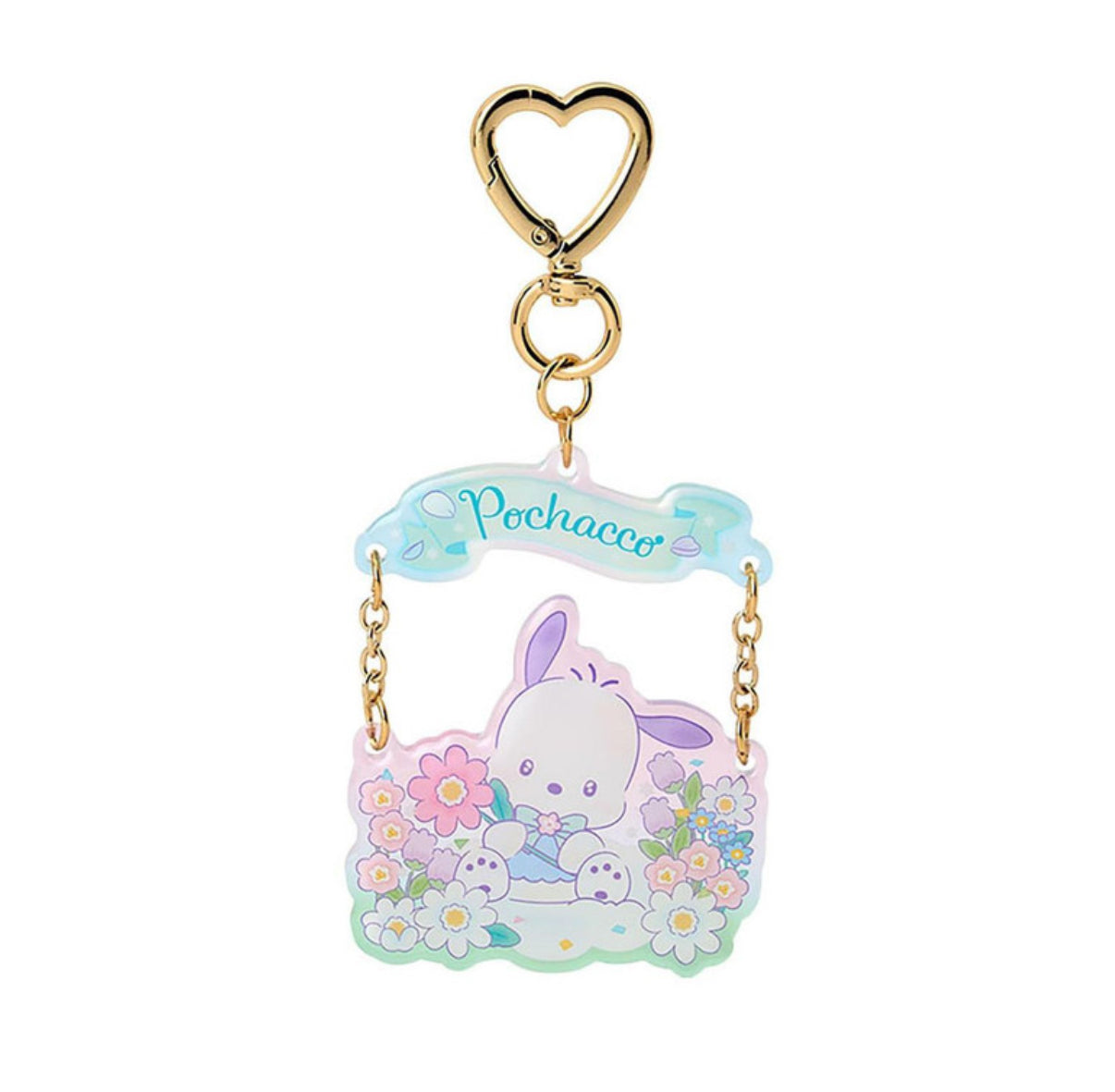 SANRIO POCHACCO ACRYLIC KEYCHAIN (EVERYONE IS A STAR)