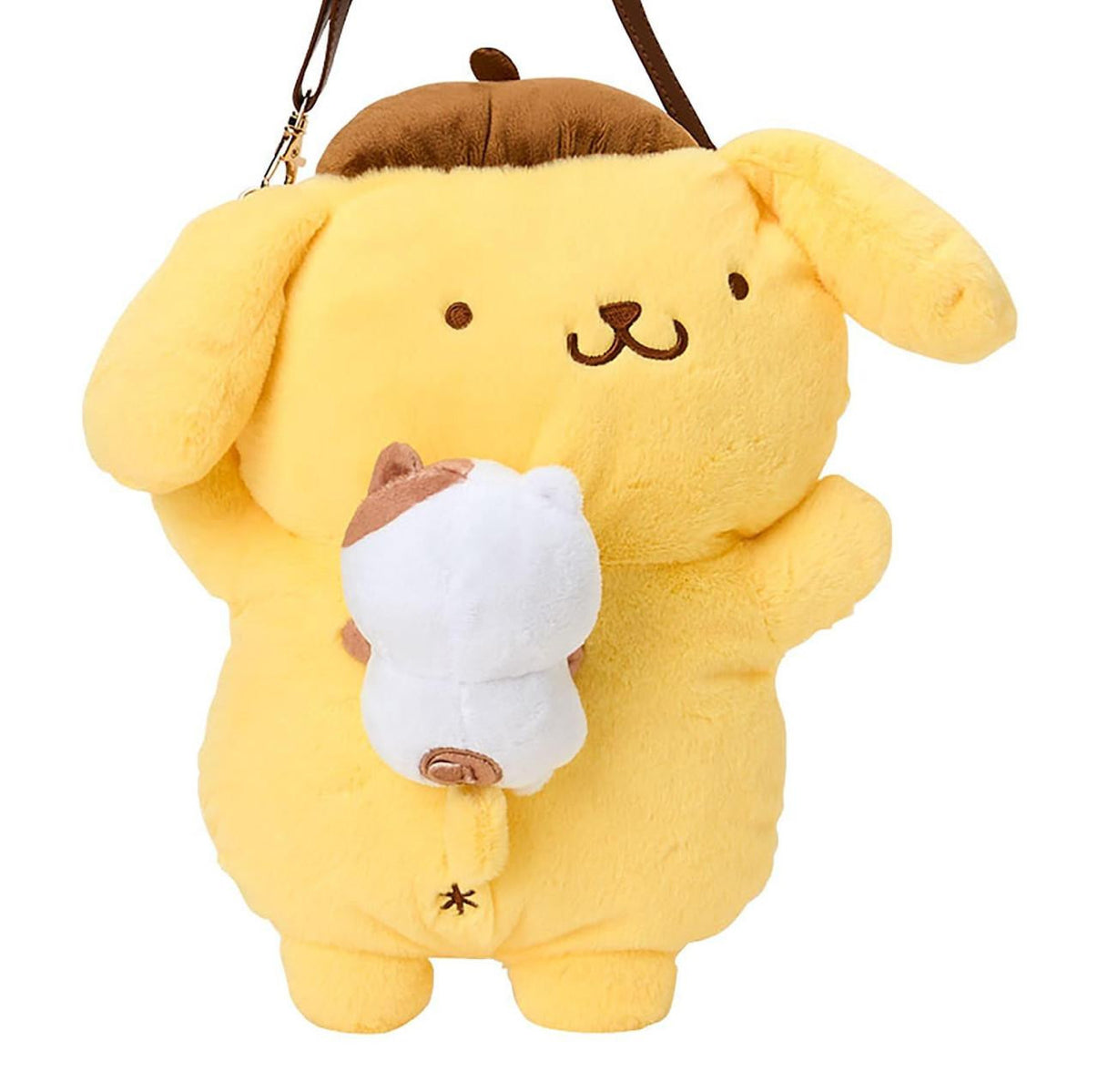 SANRIO POMPOMPURIN CHARACTER FORM SHOULDER BAG