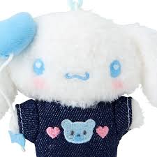 SANRIO ORIGINAL CINNAMOROLL MASCOT CHARM / PLUSH DENIM PATCH