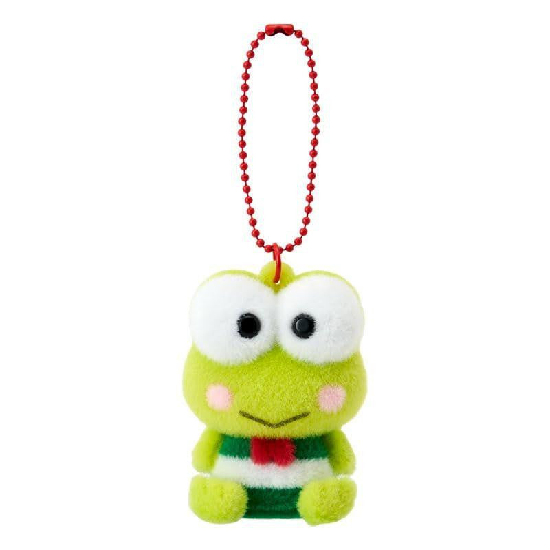 SANRIO ORIGINAL KEROPPI FLOCKED FIGURE MASCOT HOLDER