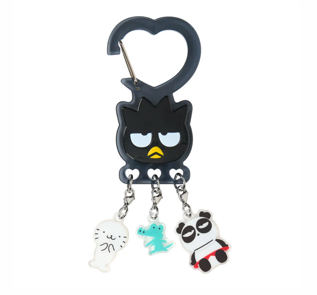 SANRIO ORGINAL BADTZ MARU CARABINER KEYCHAIN TOGETHER WITH FAVORITE FRIENDS