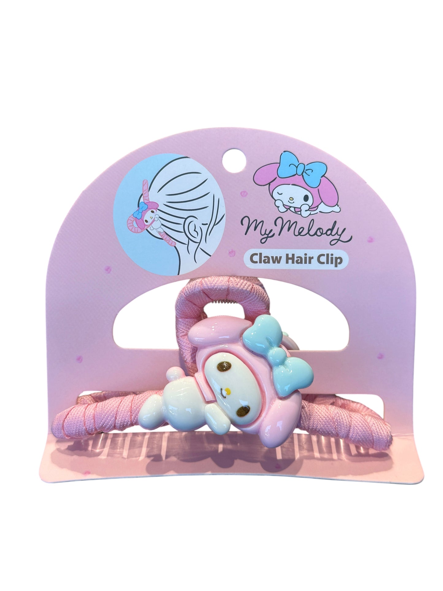 SANRIO ORIGINAL MY MELODY WRAPPED DESIGN CLAW HAIR CLIP
