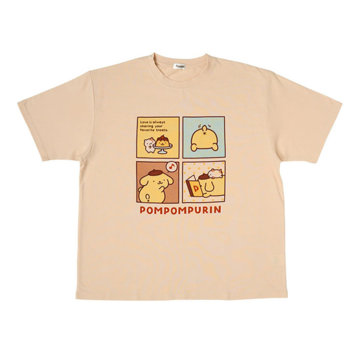 SANRIO POMPOMPURIN OVERSIZED TSHIRT