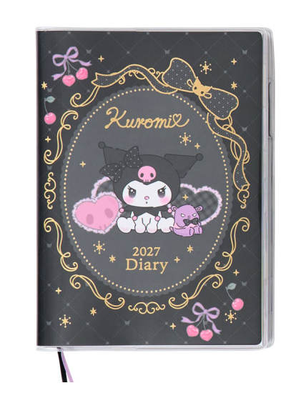 SANRIO ORIGINAL KUROMI BLOCK TYPE B6 DIARY 2027