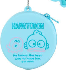 SANRIO JAPAN ORIGINAL HANGYODON MINI CASE WITH KEYCHAIN