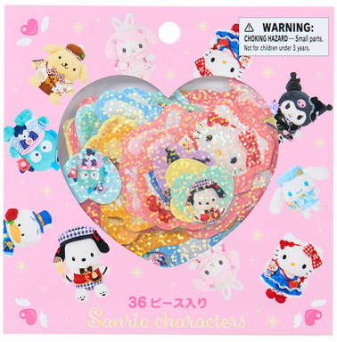 SANRIO ORIGINAL CHARACTER STICKER SET (GRAND PRIX 4TH EDITION OUTFIT COLLECTION CHARACTER AWARD 2026)