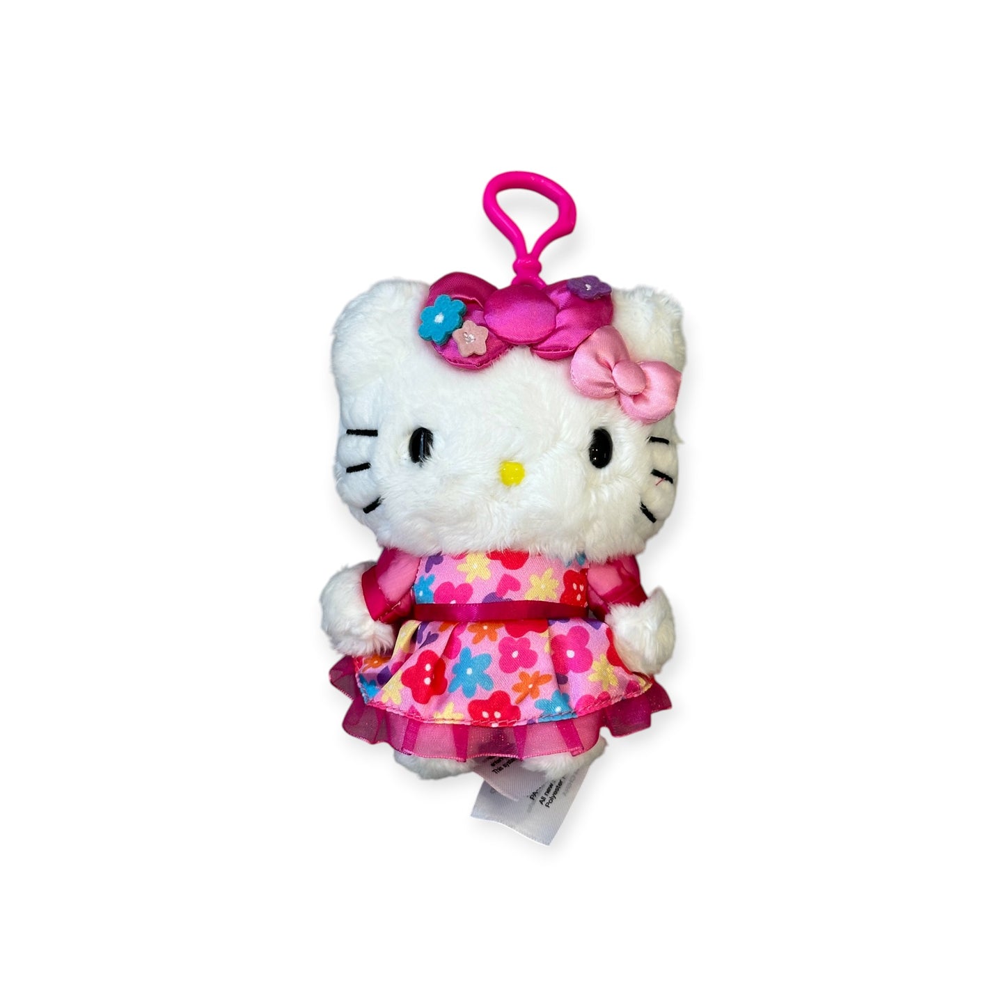 SANRIO HELLO KITTY MASCOT CLIP ON FLOWER