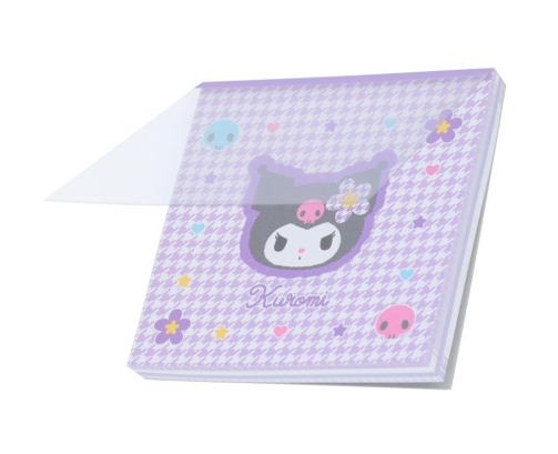 SANRIO ORIGINAL KUROMI MEMO PAD Y2K HOUNDSTOOTH