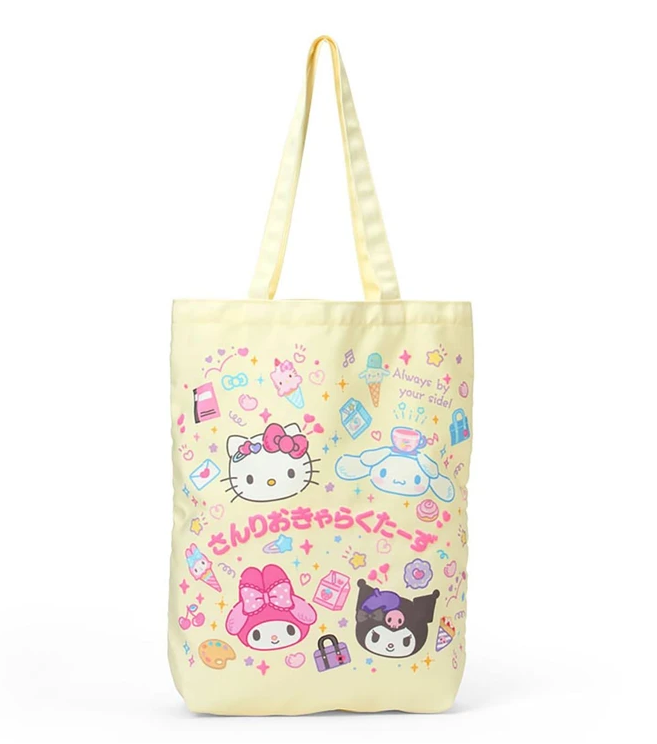 SANRIO ORIGINAL CHARACTERS TOTE BAG SCHOOL COLLETION