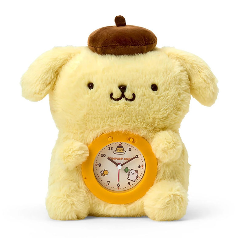 SANRIO ORIGINAL POMPOMPURIN 30TH ANNIVERSARY PLUSH ALARM CLOCK (PUDDING FOR FULLNESS AND HAPPINESS)