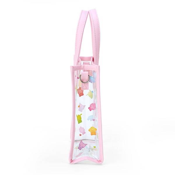 SANRIO JAPAN ORIGINAL GUMMY CANDY TWO WAY CLEAR TOTE BAG