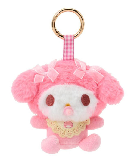 SANRIO ORIGINAL MY MELODY MASCOT HOLDER BAG CHARM (BABY RIBBON FLUFFY)