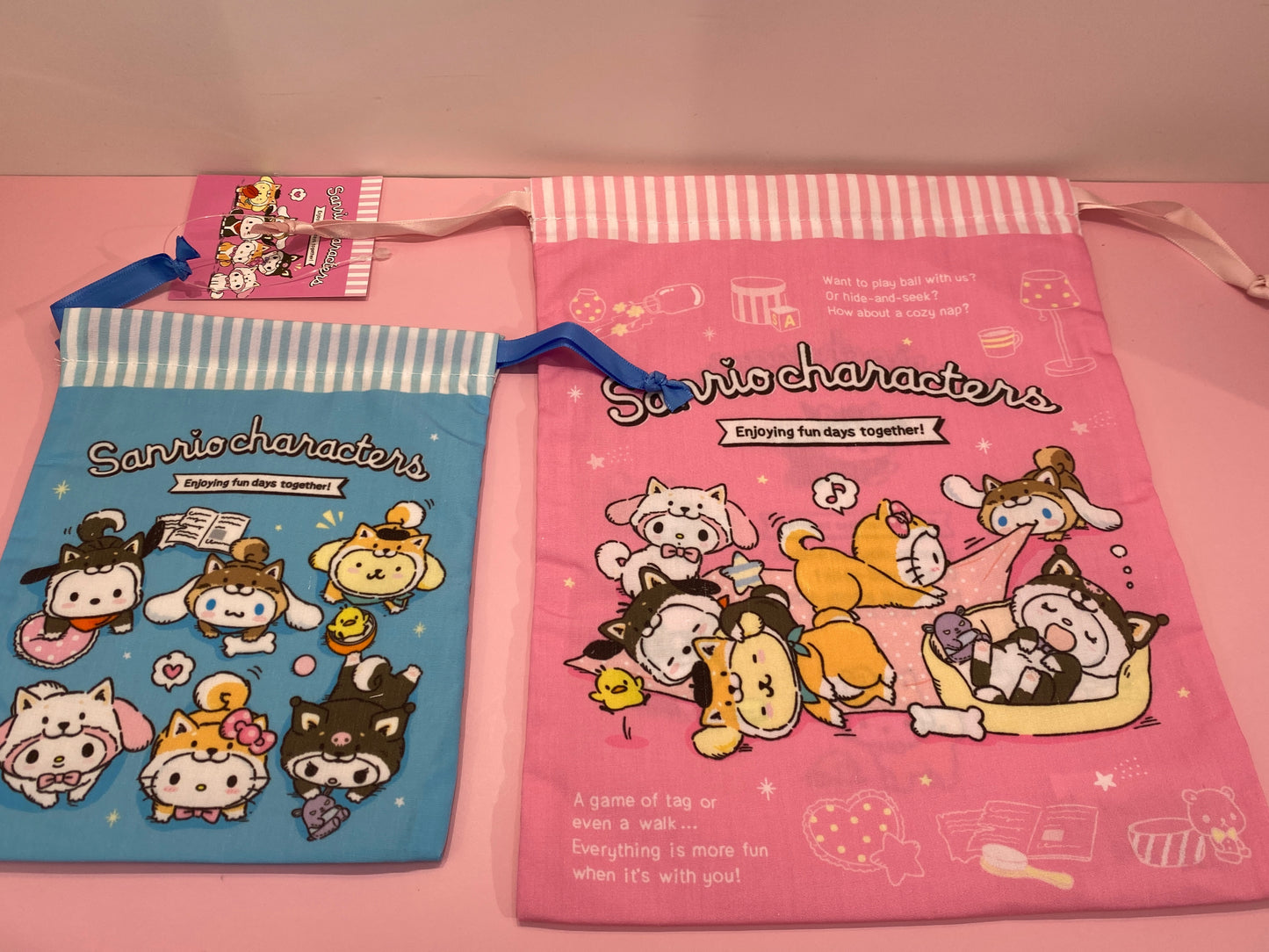 SANRIO CHARACTERS STRING BAG SET SHIBA