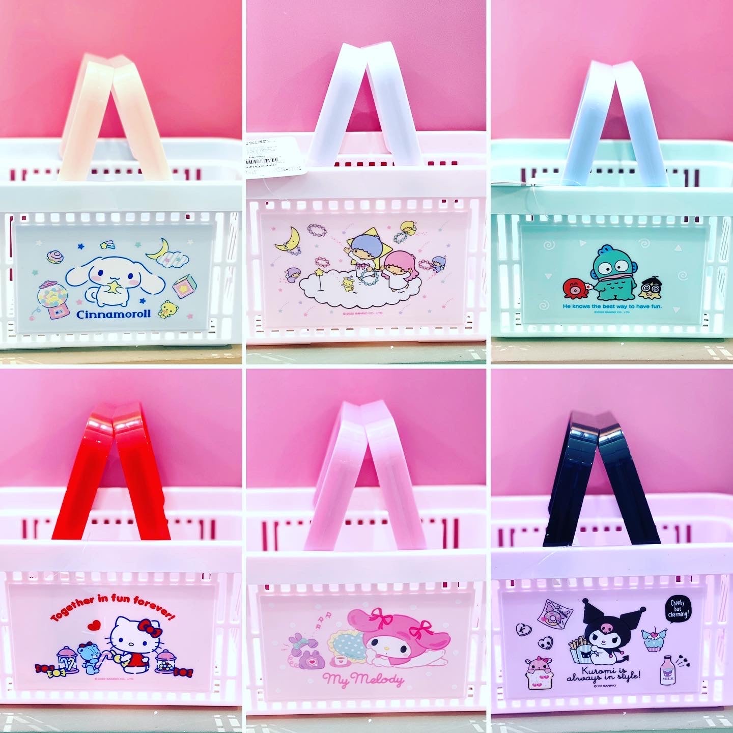 SANRIO HANGYOGDON STACKING BASKET