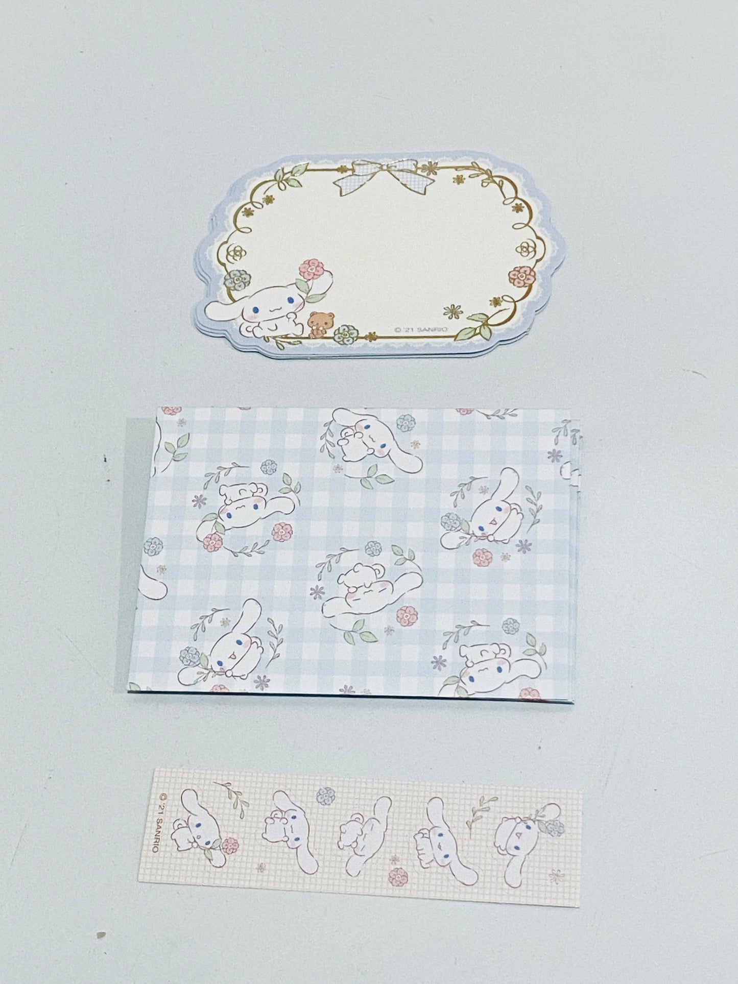 CINNAMOROLL MESSAGE CARDS WITH STICKERS