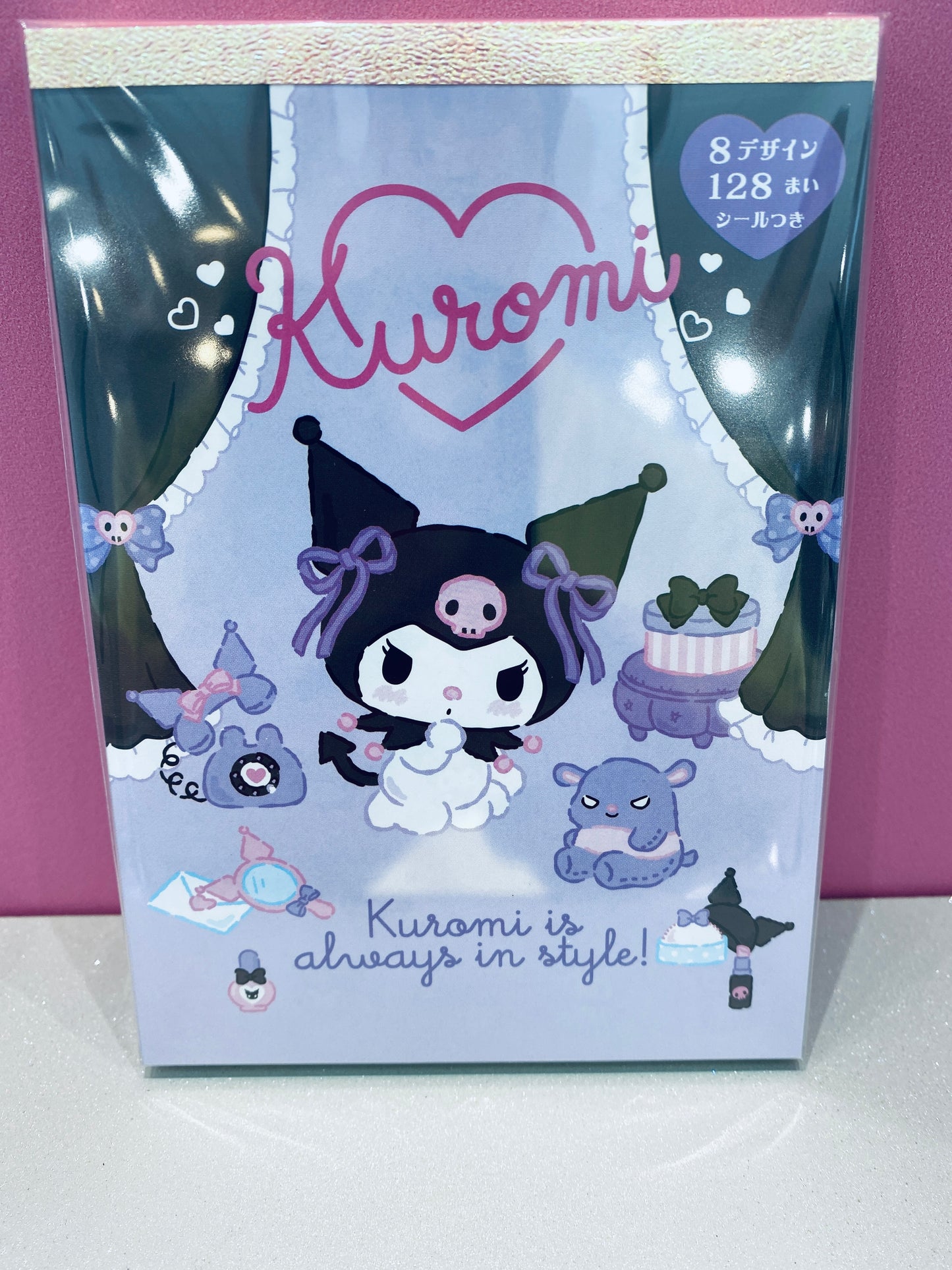 KUROMI MEMO PAD 8 DESIGN WITH STICKERS