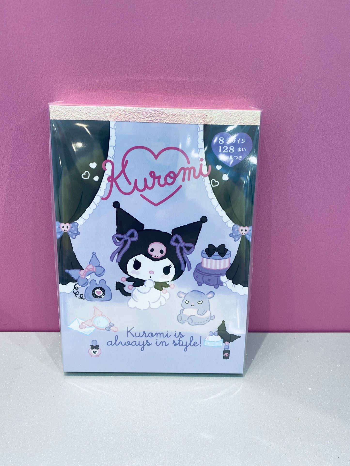 KUROMI MEMO PAD 8 DESIGN WITH STICKERS