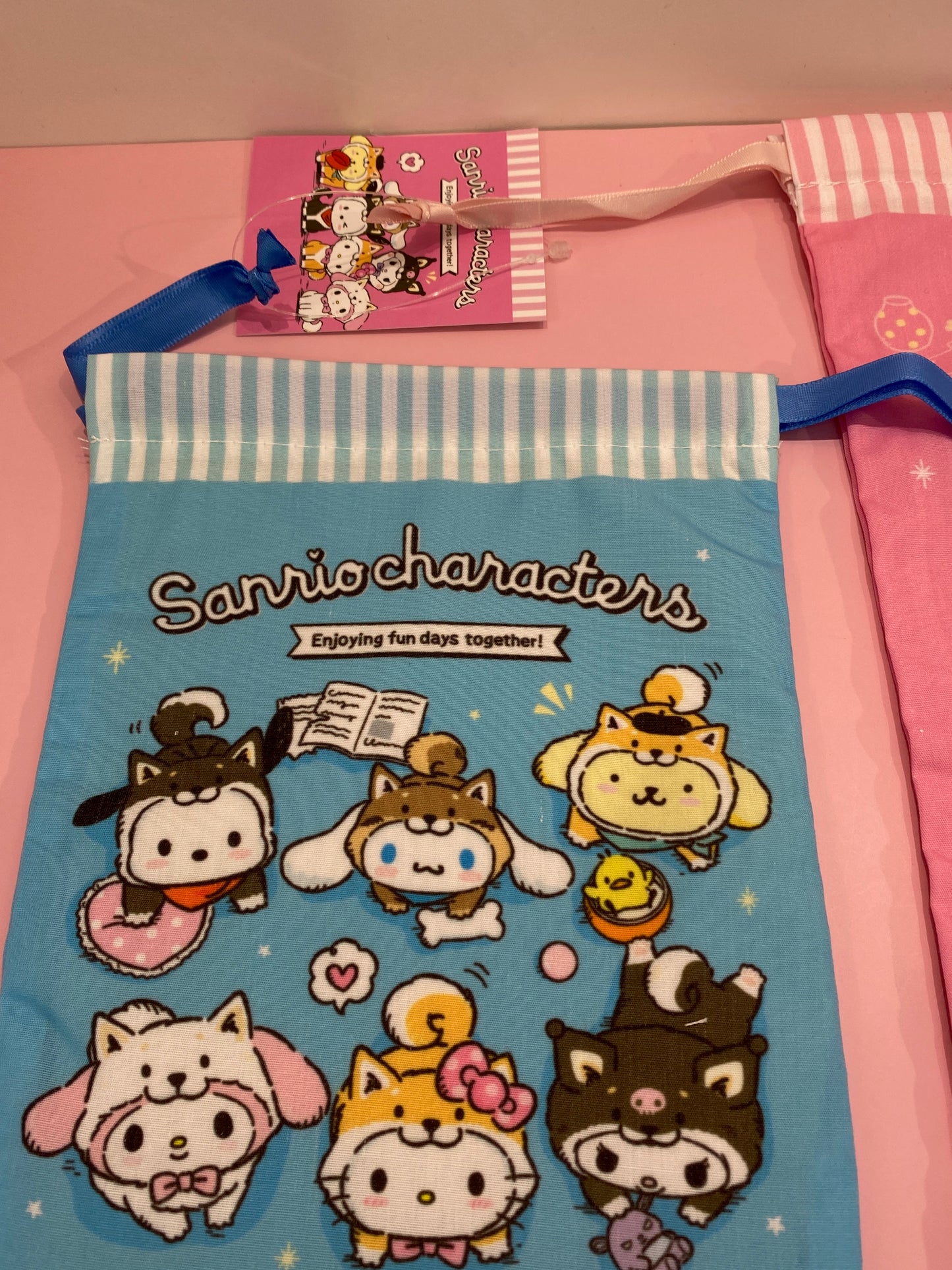 SANRIO CHARACTERS STRING BAG SET SHIBA