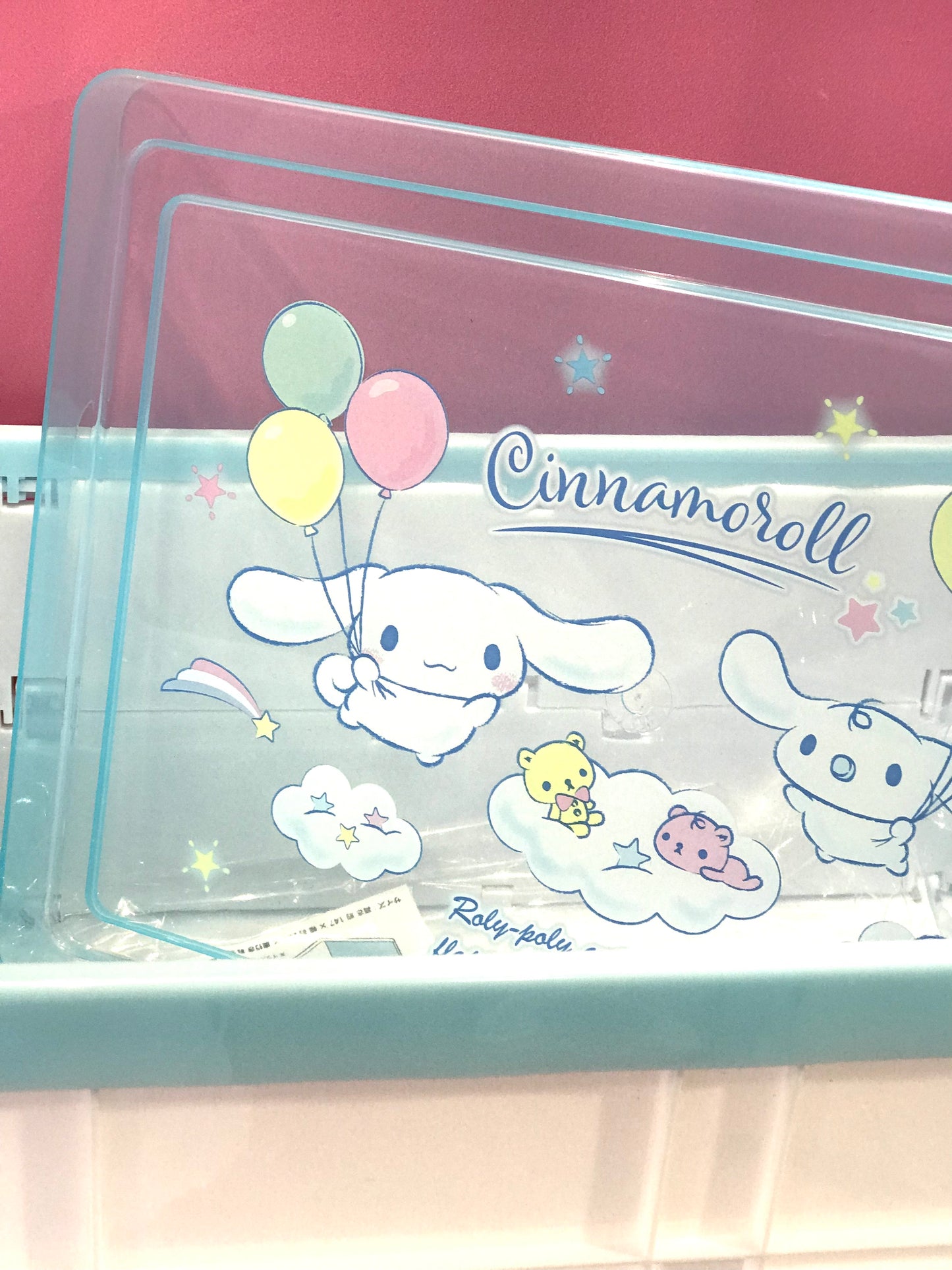 SANRIO CINNAMOROLL FOLDING STORAGE BOX S C/N