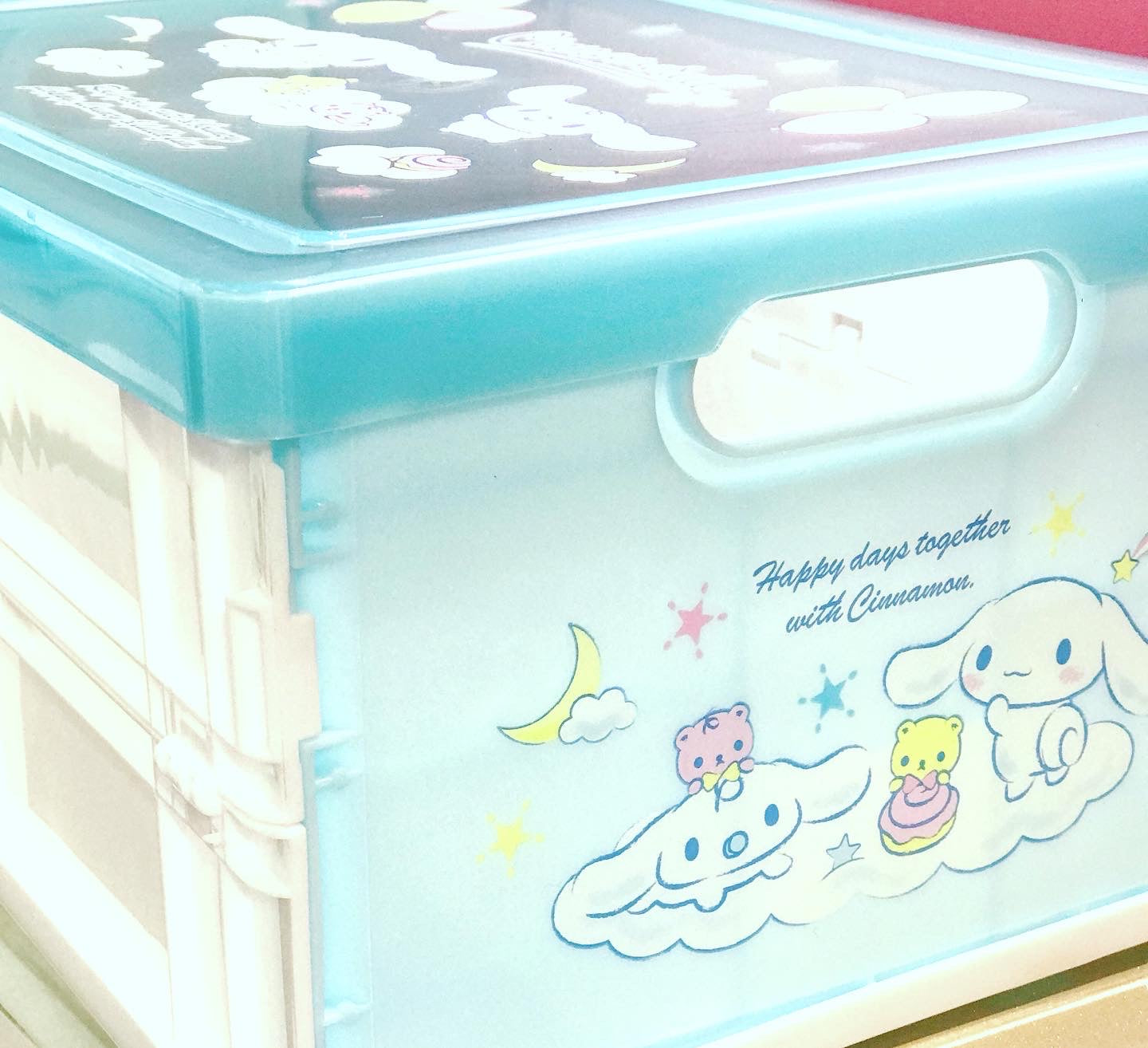 SANRIO CINNAMOROLL FOLDING STORAGE BOX S C/N